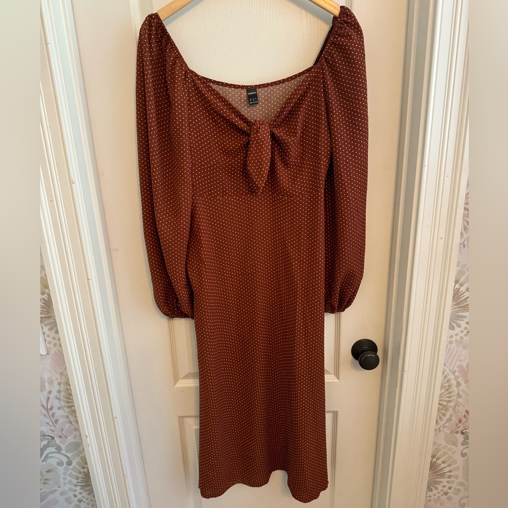 SHEIN Long Sleeve Maxi Dress